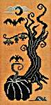 Click/tap for more details of Twisted Pumpkin (cross stitch) by Carriage House Samplings