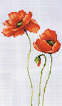 Click for more details of Two Poppies (cross stitch) by Luca - S