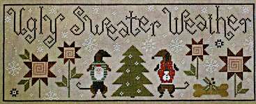 Click for more details of Ugly Sweater Weather (cross stitch) by Plum Street Samplers