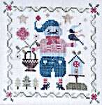 Click/tap for more details of Un Chat en Hiver (A Cat in Winter) (cross stitch) by Tralala