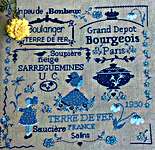 Click/tap for more details of Un Peu De Bonheur ( A Little Happiness) (cross stitch) by Lilli Violette