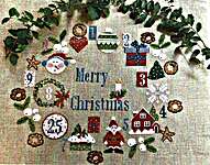 Click/tap for more details of Una Settimana A Natale (A Week at Christmas) (cross stitch) by Lilli Violette