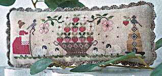 Click/tap for more details of Une Bergere Au Printemps (A Shepherdess in Spring) (cross stitch) by Tralala