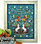 Click/tap for more details of Unicorn Tapestry (cross stitch) by Tiny Modernist