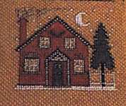 Click/tap for more details of Up on the Housetop (cross stitch) by The Prairie Schooler