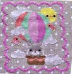 Click/tap for more details of Up, Up and Away (cross stitch) by The Frosted Pumpkin Stitchery