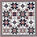 Click/tap for more details of USA Stars (cross stitch) by Anabella's