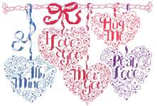 Click/tap for more details of Valentine Candy (cross stitch) by Imaginating
