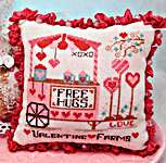 Click/tap for more details of Valentine Farms (cross stitch) by Kira Lyns Needlearts