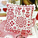 Click for more details of Valentine's Day Quaker (cross stitch) by Primrose Cottage Stitches