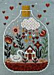Click for more details of Valentine Terrarium (cross stitch) by Tiny Modernist