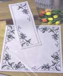 Click for more details of Vanilla Orchid Table Centre (cross stitch) by Permin of Copenhagen