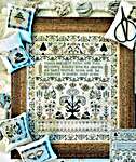 Click/tap for more details of Vanity Sampler (cross stitch) by Hello from Liz Mathews