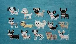 Click for more details of Various Dog Breeds (cross stitch) by Gera!