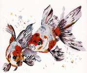 Click for more details of Veiltail Goldfish (cross stitch) by Oven Company