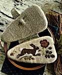 Click/tap for more details of Velvet Parsnip Needle Book (cross stitch) by Stacy Nash Primitives