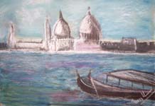 Click for more details of Venice in Pastel (pastel) by Terry Chivers