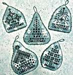 Click/tap for more details of Very Merry Trees (cross stitch) by Rosewood Manor