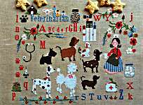 Click/tap for more details of Veterinarian (cross stitch) by Lilli Violette