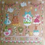 Click/tap for more details of Vigilia Di Pasqua (Easter Eve) (cross stitch) by Cuore e Batticuore