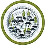 Click for more details of Village Alpin (cross stitch) by Jardin Prive