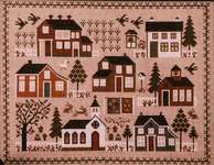 Click for more details of Village Sampler (cross stitch) by The Prairie Schooler
