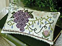 Click/tap for more details of Vineyard Faire (cross stitch) by October House