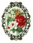 Click for more details of Vintage Brooch (cross stitch) by Golden Fleece