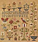 Click/tap for more details of Vintage Flowers 2 (cross stitch) by Jeannette Douglas