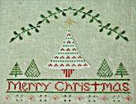 Click/tap for more details of Vintage Tree (cross stitch) by October House