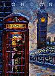Click/tap for more details of Visit London (cross stitch) by Merejka