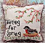 Click/tap for more details of Waiting for Spring (cross stitch) by Kira Lyns Needlearts