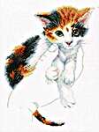 Click for more details of Warmth in Palms - Kitten (cross stitch) by RTO