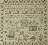 Click for more details of We Live in Hope (cross stitch) by Blackbird Designs