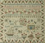 Click/tap for more details of We Live in Hope (cross stitch) by Blackbird Designs