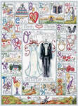 Click for more details of Wedding ABC (cross stitch) by Design Works