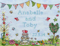 Click for more details of Wedding Celebration (cross stitch) by Bothy Threads