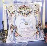 Click for more details of Wedding Doves Ringbearer's Pillow (cross stitch) by Stoney Creek