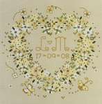Click for more details of Wedding Heart Sampler (cross stitch) by Lesley Teare