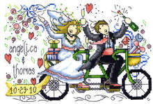 Click for more details of Wedding Ride (cross stitch) by Imaginating