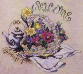 Click for more details of Welcome Basket (cross stitch) by Stoney Creek