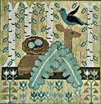 Click/tap for more details of Well Hidden (cross stitch) by Kathy Barrick