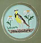 Click for more details of Western Meadowlark (cross stitch) by Lindy Stitches