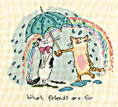 Click for more details of What Friends Are For (cross stitch) by Bothy Threads