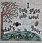 Click for more details of What's Your Superpower?  (cross stitch) by puntiniputini