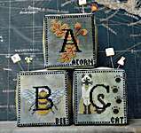Click/tap for more details of When I Think Of "A,B,C, D, E, F, G, H, I" (cross stitch) by puntiniputini