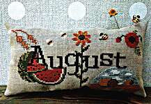 Click for more details of When I Think Of August (cross stitch) by puntiniputini