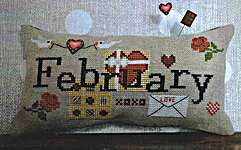 Click for more details of When I Think Of February (cross stitch) by puntiniputini