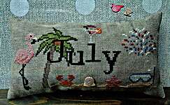 Click for more details of When I Think Of July (cross stitch) by puntiniputini