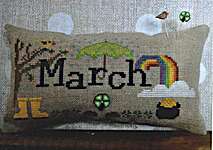 Click for more details of When I Think Of March (cross stitch) by puntiniputini